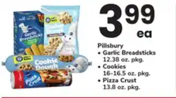ACME Pillsbury Garlic Breadsticks 12.38 oz. pkg. Cookies 16-16.5 oz. pkg. Pizza Crust 13.8 oz. pkg offer