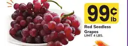 ACME Red Seedless Grapes offer