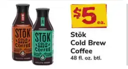 ACME Stōk Cold Brew Coffee offer