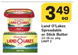 ACME Land O'Lakes Spreadable or Stick Butter offer