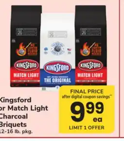 ACME Kingsford or Match Light Charcoal Briquets offer
