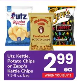 ACME Utz Kettle, Potato Chips or Zapp's Kettle Chips offer