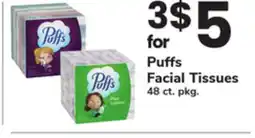 ACME Puffs Facial Tissues offer