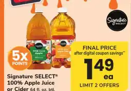 ACME Signature SELECT 100% Apple Juice or Cider offer