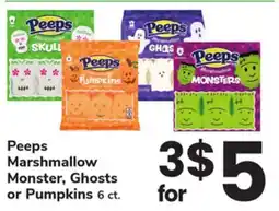 ACME Peeps Marshmallow Monster, Ghosts or Pumpkins offer
