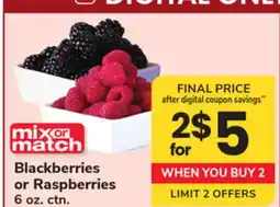 ACME Blackberries or Raspberries offer