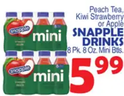 Bravo Supermarkets SNAPPLE DRINKS offer