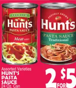 Bravo Supermarkets HUNT'S PASTA SAUCE offer