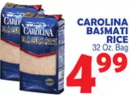 Bravo Supermarkets CAROLINA BASMATI RICE offer