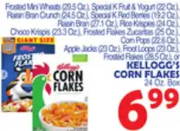 Bravo Supermarkets KELLOGG'S CORN FLAKES 24 Oz. Box offer