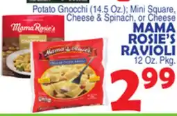 Bravo Supermarkets MAMA ROSIE'S RAVIOLI offer