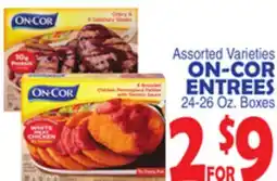 Bravo Supermarkets ON-COR ENTREES offer