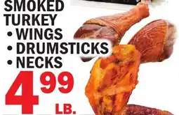 Bravo Supermarkets SMOKED TURKEY WINGS DRUMSTICKS NECKS offer