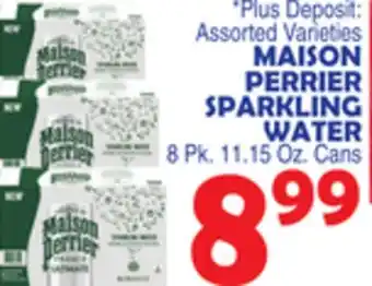 Bravo Supermarkets MAISON PERRIER SPARKLING WATER offer