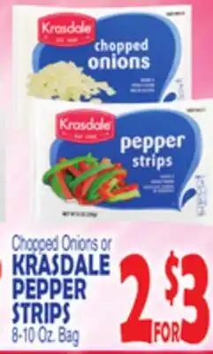 Bravo Supermarkets KRASDALE PEPPER STRIPS offer