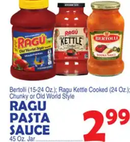 Bravo Supermarkets RAGU PASTA SAUCE offer
