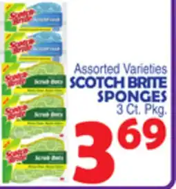 Bravo Supermarkets SCOTCH BRITE SPONGES offer