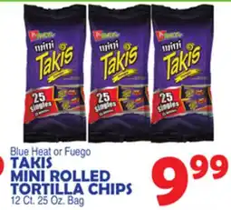 Bravo Supermarkets TAKIS MINI ROLLED TORTILLA CHIPS offer