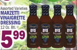 Bravo Supermarkets MARZETTI VINAIGRETTE DRESSING offer