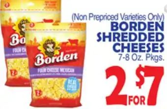 Bravo Supermarkets BORDEN SHREDDED CHEESES offer