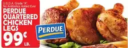 Bravo Supermarkets PERDUE QUARTERED CHICKEN offer