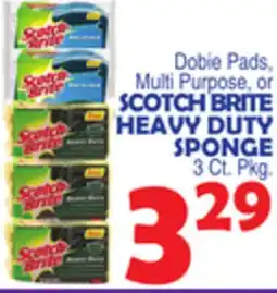 Bravo Supermarkets SCOTCH BRITE HEAVY DUTY SPONGE offer