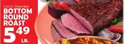 Bravo Supermarkets BOTTOM ROUND ROAST offer