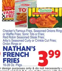 Bravo Supermarkets NATHAN'S FRENCH FRIES offer