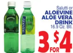 Bravo Supermarkets ALOEVINE ALOE VERA DRINK offer