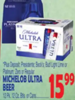 Bravo Supermarkets MICHELOB ULTRA BEER offer