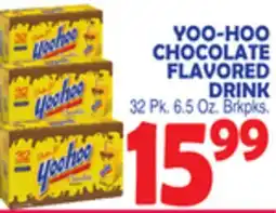 Bravo Supermarkets YOO-HOO CHOCOLATE FLAVORED DRINK offer