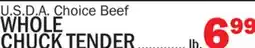 Bravo Supermarkets WHOLE CHUCK TENDER offer