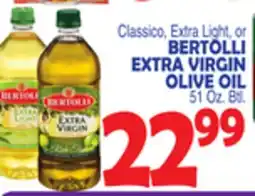 Bravo Supermarkets BERTOLLI EXTRA VIRGIN OLIVE OIL offer