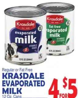 Bravo Supermarkets KRASDALE EVAPORATED MILK offer
