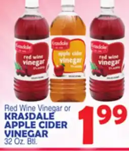Bravo Supermarkets KRASDALE APPLE CIDER VINEGAR offer
