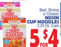 Bravo Supermarkets NISSIN CUP NOODLES offer