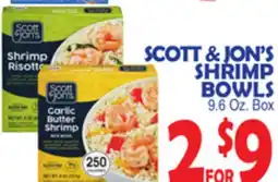 Bravo Supermarkets SCOTT & JON'S SHRIMP BOWLS offer