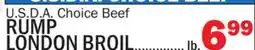 Bravo Supermarkets RUMP LONDON BROIL offer
