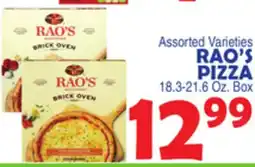 Bravo Supermarkets RAO'S PIZZA offer