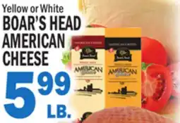 Bravo Supermarkets BOAR'S HEAD AMERICAN CHEESE offer