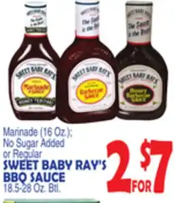 Bravo Supermarkets SWEET BABY RAY'S BBQ SAUCE offer
