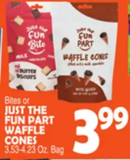 Bravo Supermarkets JUST FUN PART WAFFLE CONES offer