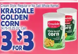 Bravo Supermarkets KRASDALE GOLDEN CORN offer