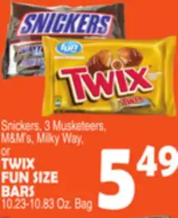 Bravo Supermarkets TWIX FUN SIZE BARS offer