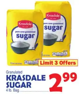 Bravo Supermarkets KRASDALE SUGAR offer