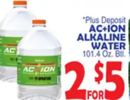 Bravo Supermarkets AC + ION ALKALINE WATER offer