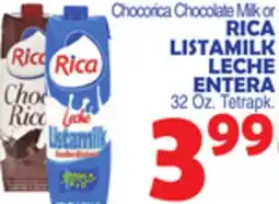 Bravo Supermarkets RICA LISTAMILK LECHE ENTERA offer