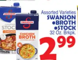 Bravo Supermarkets SWANSON BROTH STOCK offer