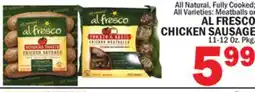 Bravo Supermarkets AL FRESCO CHICKEN SAUSAGE offer
