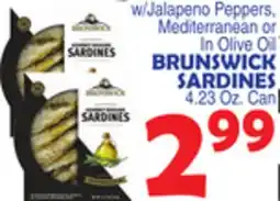 Bravo Supermarkets BRUNSWICK SARDINES offer